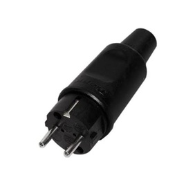 [OUF930] PRISE CAOUTCHOUC MÂLE 2P+T 16A 220V