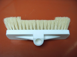 [BRB307] HARD TAMPICO BRUSH WITH WHITE PLASTIC FRAME